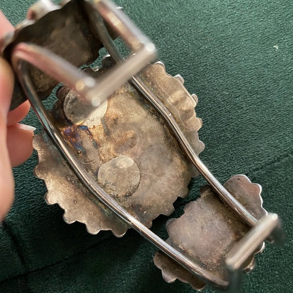 Vintage Zuni Blossom cuff - Picture 6 of 6